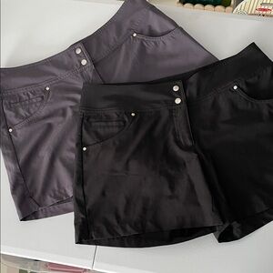 Sla Black and Gray Women's Shorts